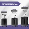 image:imageSpyder Rails Expandable Hardside Upright Suitcase with 360 Spinner Wheels TSA Approved Lock Navy CarryOnBlack