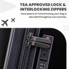 image:imageSpyder Rails Expandable Hardside Upright Suitcase with 360 Spinner Wheels TSA Approved Lock Navy CarryOnBlack