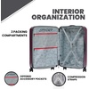 image:imageSpyder Rails Expandable Hardside Upright Suitcase with 360 Spinner Wheels TSA Approved Lock Navy CarryOnBurgundy