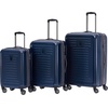 image:imageSpyder Rails Expandable Hardside Upright Suitcase with 360 Spinner Wheels TSA Approved Lock Navy CarryOnCarbon Blue