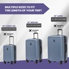 image:imageSpyder Rails Expandable Hardside Upright Suitcase with 360 Spinner Wheels TSA Approved Lock Navy CarryOnDenim