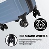 image:imageSpyder Rails Expandable Hardside Upright Suitcase with 360 Spinner Wheels TSA Approved Lock Navy CarryOnDenim