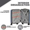 image:imageSpyder Rails Expandable Hardside Upright Suitcase with 360 Spinner Wheels TSA Approved Lock Navy CarryOnDenim