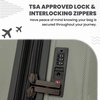 image:imageSpyder Rails Expandable Hardside Upright Suitcase with 360 Spinner Wheels TSA Approved Lock Navy CarryOnMoss Gray