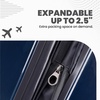 image:imageSpyder Rails Expandable Hardside Upright Suitcase with 360 Spinner Wheels TSA Approved Lock Navy CarryOnNavy