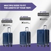 image:imageSpyder Rails Expandable Hardside Upright Suitcase with 360 Spinner Wheels TSA Approved Lock Navy CarryOnNavy