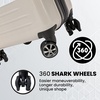 image:imageSpyder Rails Expandable Hardside Upright Suitcase with 360 Spinner Wheels TSA Approved Lock Navy CarryOnOatmeal