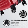 image:imageSpyder Rails Expandable Hardside Upright Suitcase with 360 Spinner Wheels TSA Approved Lock Navy CarryOnRed