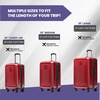 image:imageSpyder Rails Expandable Hardside Upright Suitcase with 360 Spinner Wheels TSA Approved Lock Navy CarryOnRed