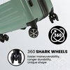 image:imageSpyder Rails Expandable Hardside Upright Suitcase with 360 Spinner Wheels TSA Approved Lock Navy CarryOnSage