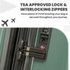 image:imageSpyder Rails Expandable Hardside Upright Suitcase with 360 Spinner Wheels TSA Approved Lock Navy CarryOnSage