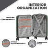 image:imageSpyder Rails Expandable Hardside Upright Suitcase with 360 Spinner Wheels TSA Approved Lock Navy CarryOnSage