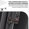 image:imageSpyder Rails Expandable Hardside Upright Suitcase with 360 Spinner Wheels TSA Approved Lock Navy CarryOnStone Gray