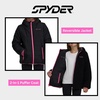 image:imageSpyder Reversible Girls Puffer Jacket Sherpa Lined Winter Coats for GirlsBlack