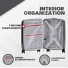 image:imageSpyder Traverse 20 Inch Carry On Expandable Hardside Upright Suitcase with 360 Spinner Wheels TSA Approved Lock CharcoalCharcoal