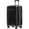 image:imageSpyder Traverse 20 Inch Carry On Expandable Hardside Upright Suitcase with 360 Spinner Wheels TSA Approved Lock CharcoalCharcoal