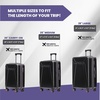 image:imageSpyder Traverse 20 Inch Carry On Expandable Hardside Upright Suitcase with 360 Spinner Wheels TSA Approved Lock CharcoalCharcoal