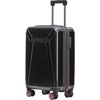 image:imageSpyder Traverse 20 Inch Carry On Expandable Hardside Upright Suitcase with 360 Spinner Wheels TSA Approved Lock CharcoalCharcoal