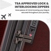 image:imageSpyder Traverse 20 Inch Carry On Expandable Hardside Upright Suitcase with 360 Spinner Wheels TSA Approved Lock CharcoalCherry