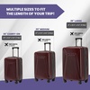 image:imageSpyder Traverse 20 Inch Carry On Expandable Hardside Upright Suitcase with 360 Spinner Wheels TSA Approved Lock CharcoalCherry