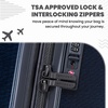 image:imageSpyder Traverse 20 Inch Carry On Expandable Hardside Upright Suitcase with 360 Spinner Wheels TSA Approved Lock CharcoalDeep Blue