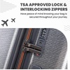 image:imageSpyder Traverse 20 Inch Carry On Expandable Hardside Upright Suitcase with 360 Spinner Wheels TSA Approved Lock CharcoalSilver