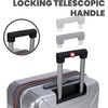 image:imageSpyder Traverse 20 Inch Carry On Expandable Hardside Upright Suitcase with 360 Spinner Wheels TSA Approved Lock CharcoalSilver