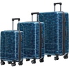 image:imageSpyder Matrix 20 Inch Carry On Expandable Hardside Upright Suitcase with 360 Spinner Wheels TSA Approved Lock OrangeBlue