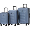 image:imageSpyder Rails Expandable Hardside Upright Suitcase with 360 Spinner Wheels TSA Approved Lock Navy CarryOnDenim