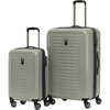 image:imageSpyder Rails Expandable Hardside Upright Suitcase with 360 Spinner Wheels TSA Approved Lock Navy CarryOnMoss Gray