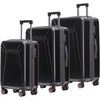 image:imageSpyder Traverse 20 Inch Carry On Expandable Hardside Upright Suitcase with 360 Spinner Wheels TSA Approved Lock CharcoalCharcoal
