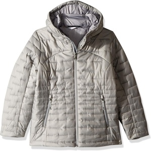 image:imageSpyder Girls Edyn Hoody Insulated JacketSilverSilver