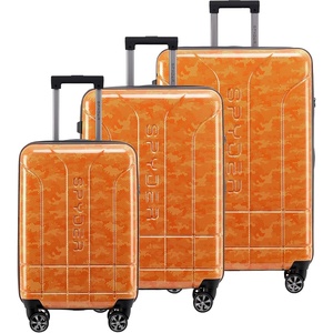 image:imageSpyder Matrix 20 Inch Carry On Expandable Hardside Upright Suitcase with 360 Spinner Wheels TSA Approved Lock OrangeOrange