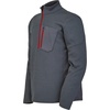 image:imageSpyder Mens Bandit Hybrid 12 Zip Fleece Ski Mid Layer Sweater JacketImage Grey
