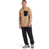 image:imageSpyder Mens Bandit Hybrid 12 Zip Fleece Ski Mid Layer Sweater JacketTannin