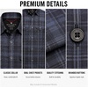 image:imageSpyder Mens Button Down Shirt  Lightweight Plaid Wrinkle Free Short SleeveBlack