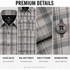 image:imageSpyder Mens Button Down Shirt  Lightweight Plaid Wrinkle Free Short SleeveOlive