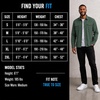 image:imageSpyder Mens Button Down Shirt Jacket  Long Sleeve Collared Mens ShacketSpruce Green