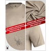 image:imageSpyder Mens Casual Shirts  Breathable Crewneck Relaxed Fit Short SleeveGravel