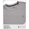 image:imageSpyder Mens Casual Shirts  Breathable Crewneck Relaxed Fit Short SleeveLight Grey