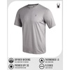 image:imageSpyder Mens Casual Shirts  Breathable Crewneck Relaxed Fit Short SleeveLight Grey