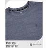 image:imageSpyder Mens Casual Shirts  Breathable Crewneck Relaxed Fit Short SleeveNavy