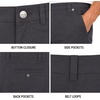 image:imageSpyder Mens Flat Front Shorts  Stretch Woven UPF 30 Chino ShortsGunmetal