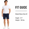 image:imageSpyder Mens Flat Front Shorts  Stretch Woven UPF 30 Chino ShortsNavy