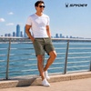 image:imageSpyder Mens Flat Front Shorts  Stretch Woven UPF 30 Chino ShortsOlive Green