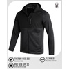 image:imageSpyder Mens Fleece Jacket  Hooded Lightweight Full Zip Hiking Soft CozyBlack
