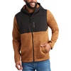 image:imageSpyder Mens Fleece Jacket  Hooded Lightweight Full Zip Hiking Soft CozyWheat Brown
