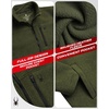 image:imageSpyder Mens Fleece Jacket  Sherpa Fleece Lightweight Full Zip with PocketsMilitary