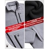 image:imageSpyder Mens Fleece Jacket  Sherpa Fleece Lightweight Full Zip with PocketsSmoke Grey