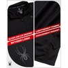 image:imageSpyder Mens Fleece Jacket  UPF 30 2Way Stretch Polar Fleece LightweightBlack Raven